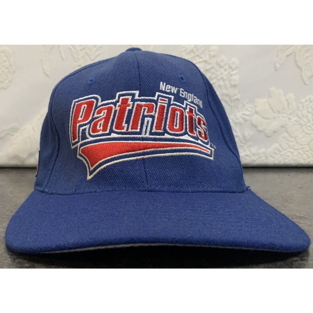 Vtg 90s New England Patriots Proline Starter Fitted 7-7 3/4 Hat Cap NFL Blue EUC